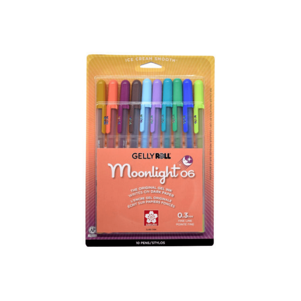 Gelly Roll Moonlight New Colors, Pack of 10
