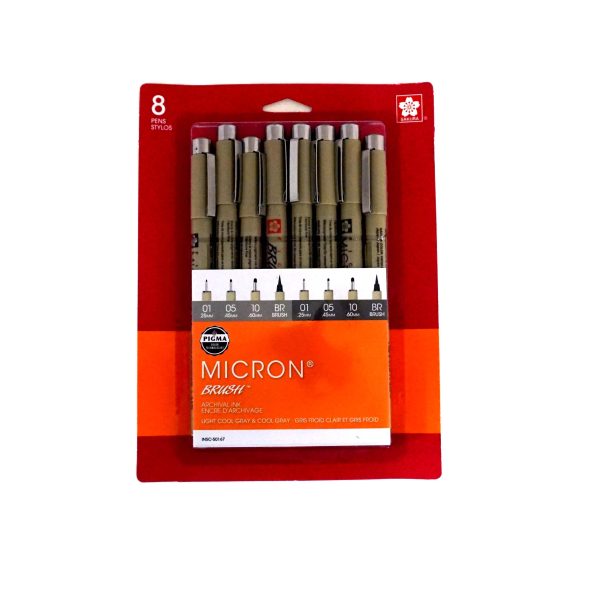 Sakura Micron Grays Set