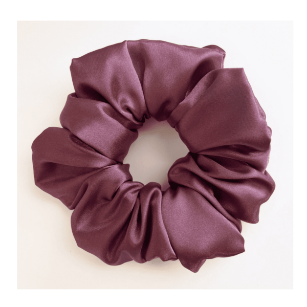 Mulberry Satin Scrunchie