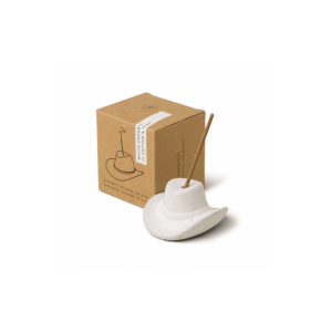 White Cowboy Hat Incense Holder