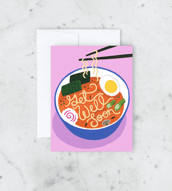 Get Well Soon Ramen Card
