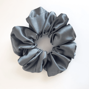 Sterling Satin Scrunchie