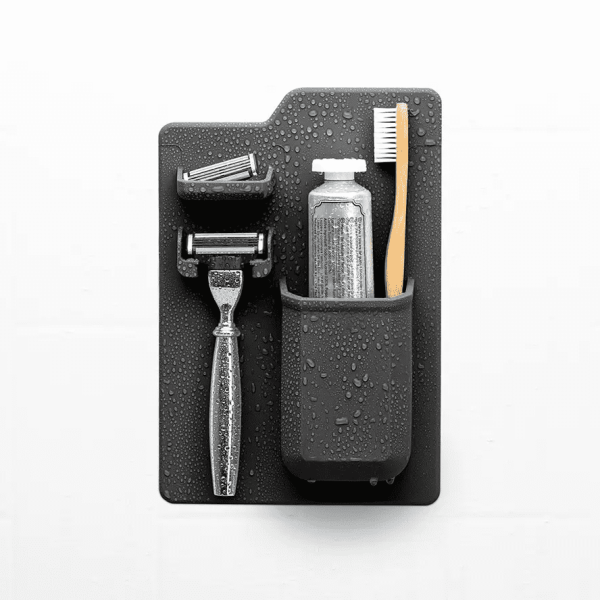 The Harvey, Toothbrush & Razor Holder, Charcoal