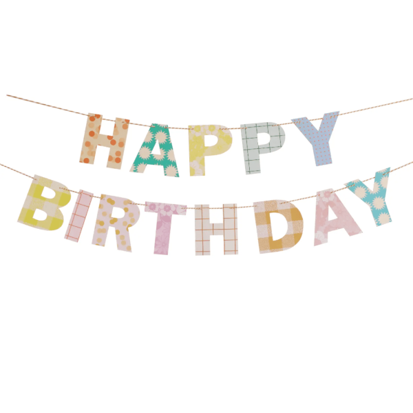 Cut-Out Garland Kit - Happy Birthday