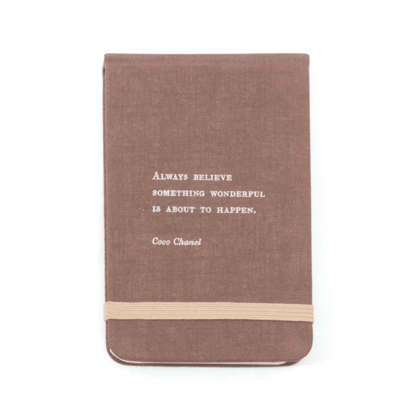 Fabric Notebook, Coco Chanel