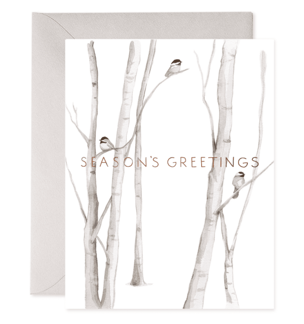 Snowy Birches
