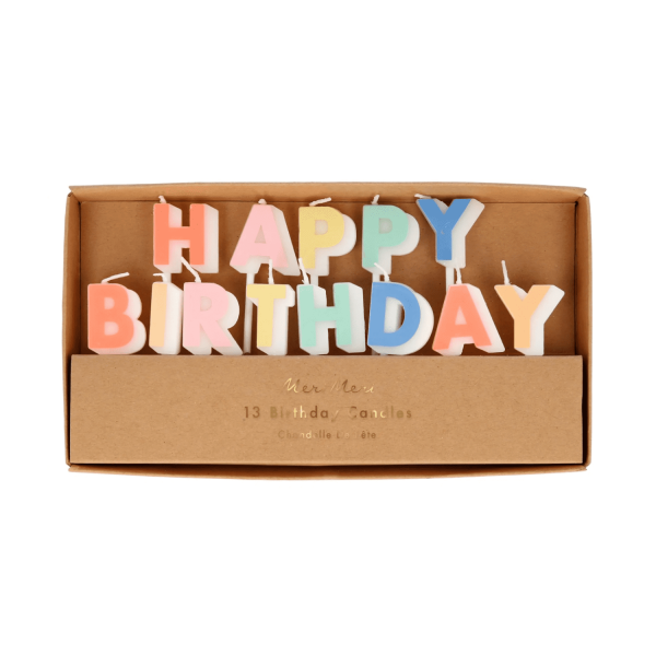 Happy Birthday Candle Set