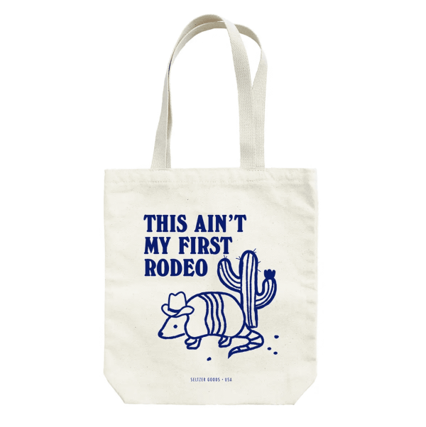 Armadillo Rodeo Tote Bag