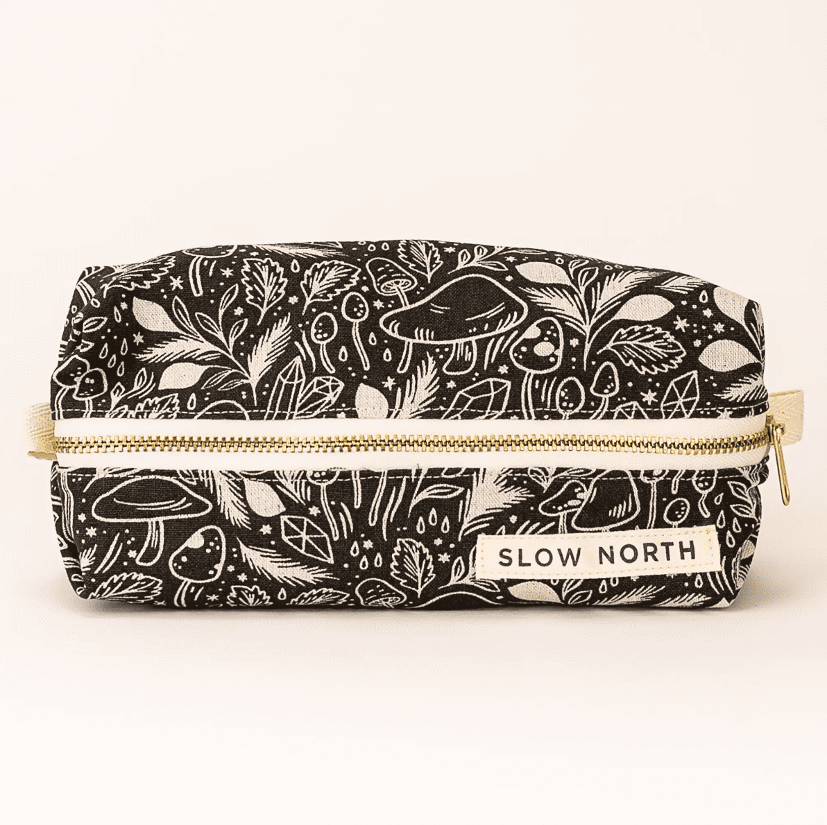 Mystical Mushrooms Travel Pouch Typo Market