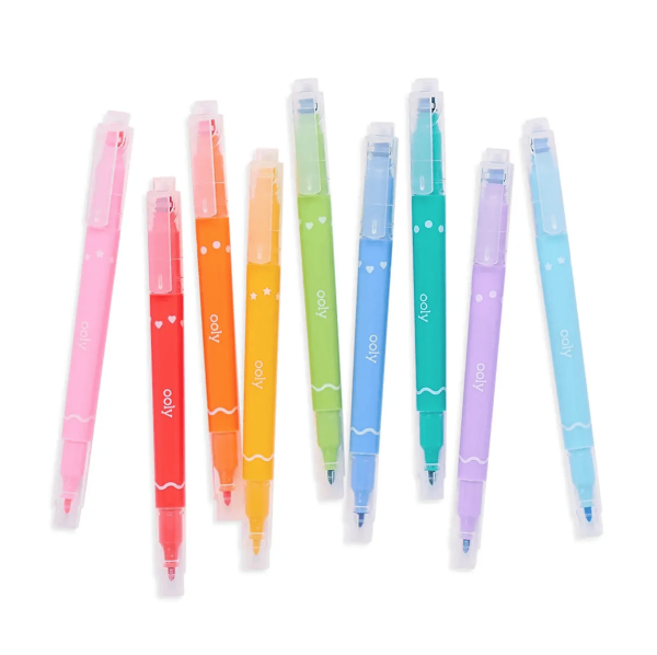 Confetti Stamp Double-ended Markers