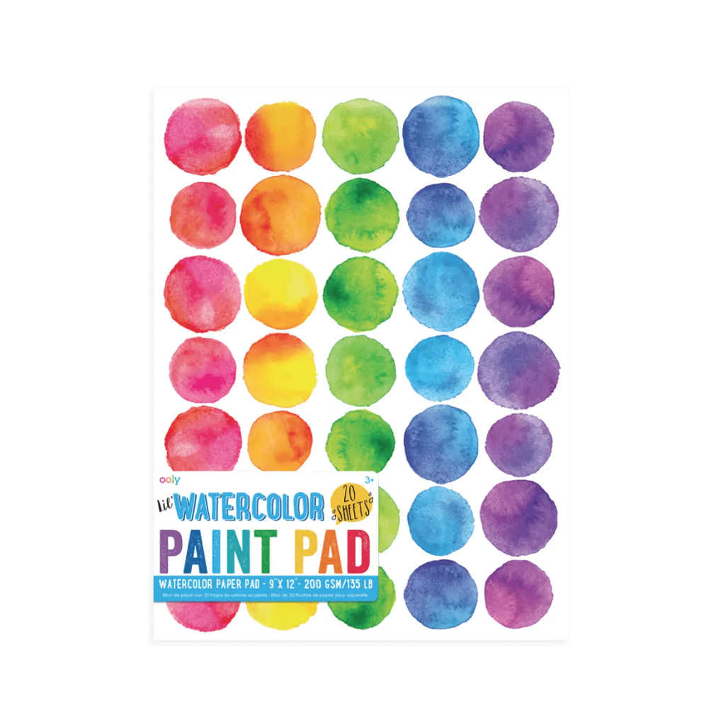 Lil’ Watercolor Paint Pad Typo Market