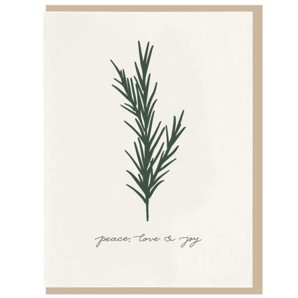 Peace, Love, Joy Card