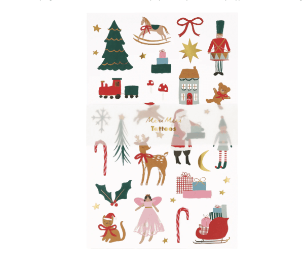 Christmas Tattoo Sheet