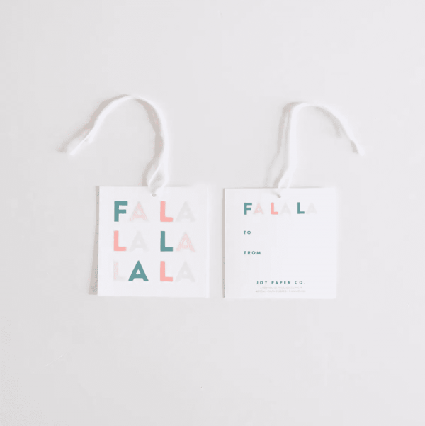 Fa La La Gift Tag Set
