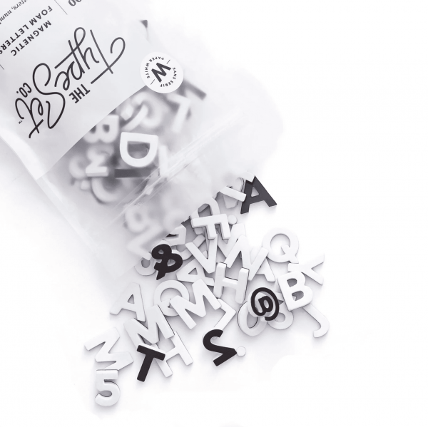 Magnetic Letters - Paper White