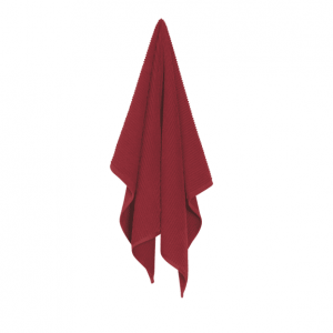 Ripple Carmine Tea Towel