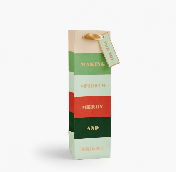 Peace & Joy Wine Gift Bag