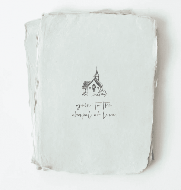 Going to the Chapel of Love