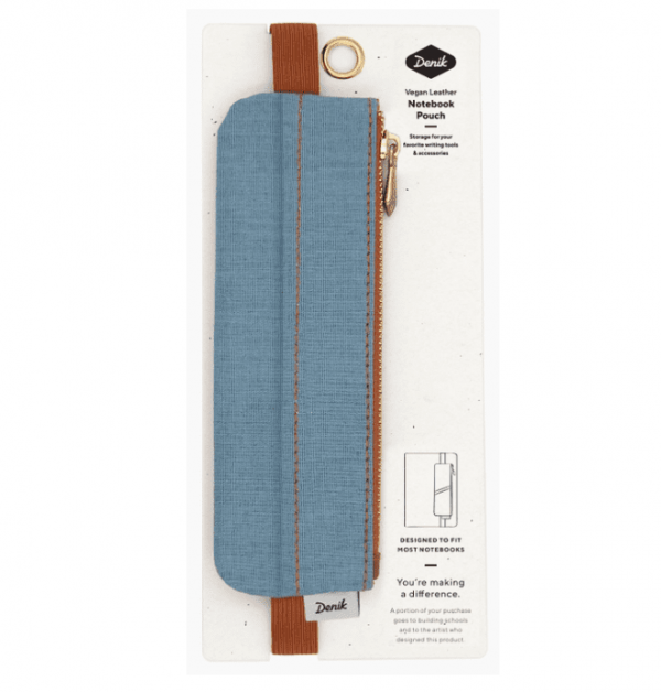 Denim Distressed Notebook Pouch