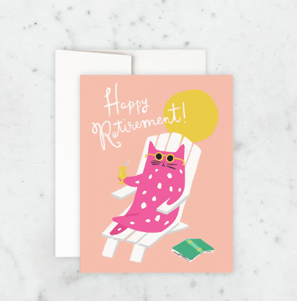 Kitty Retirement Card