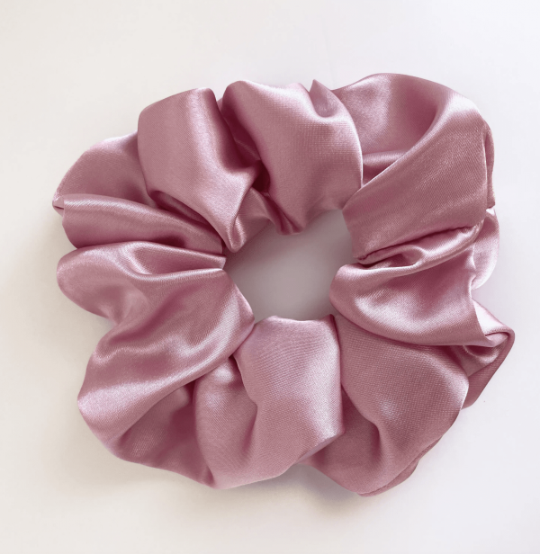 Pink Lemonade Satin Scrunchie