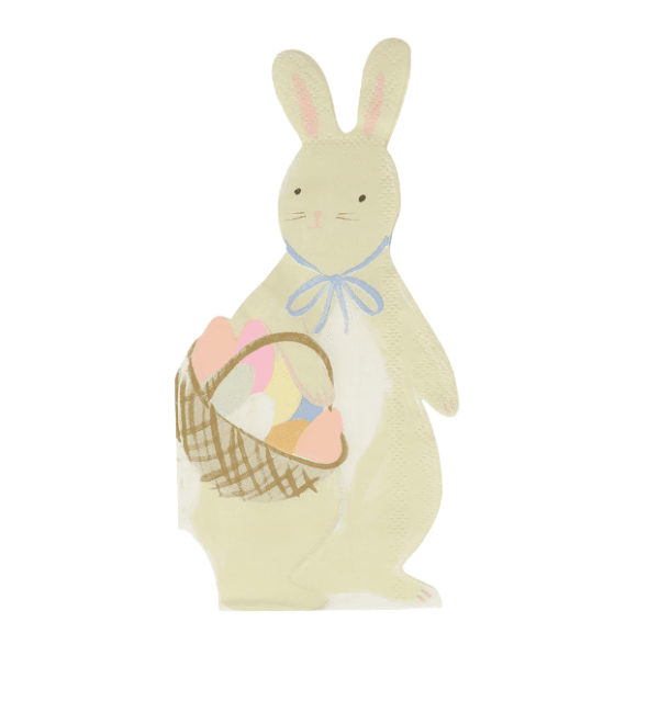 Bunny with Basket Napkins