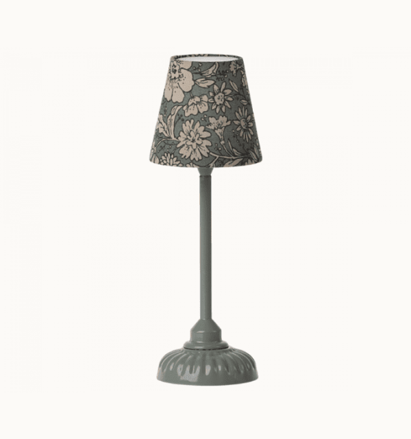Vintage Floor Lamp, Dark Mint