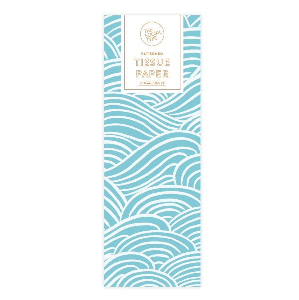 Waves Tissue Paper