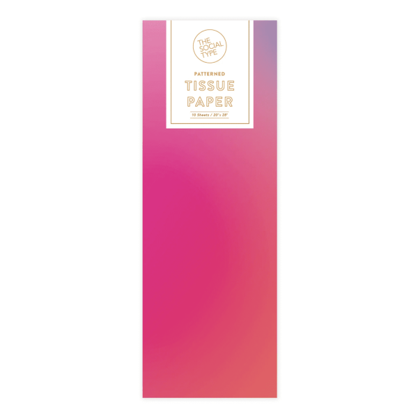 Colorful Gradient Tissue Paper