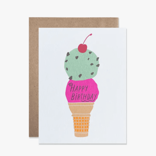 Happy Birthday Ice Cream