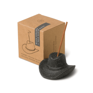 Black Cowboy Hat Incense Holder