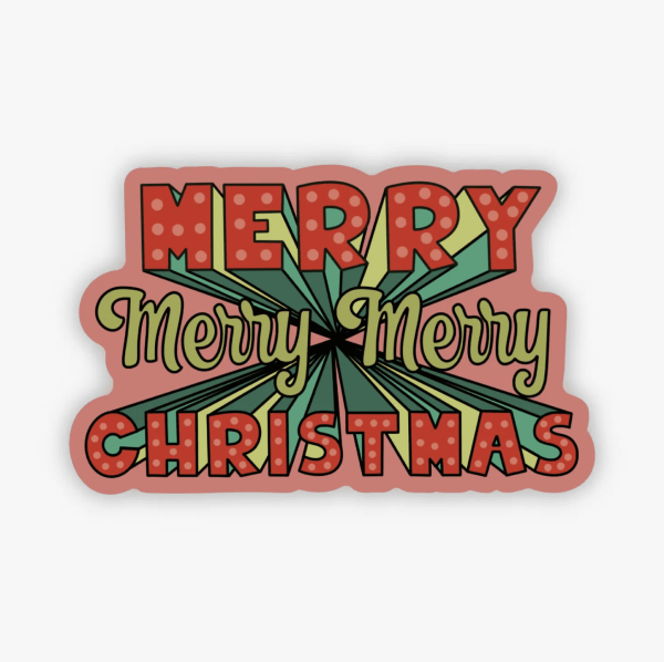 Merry Christmas Sticker