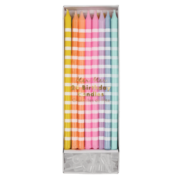 Pastel Party Candles