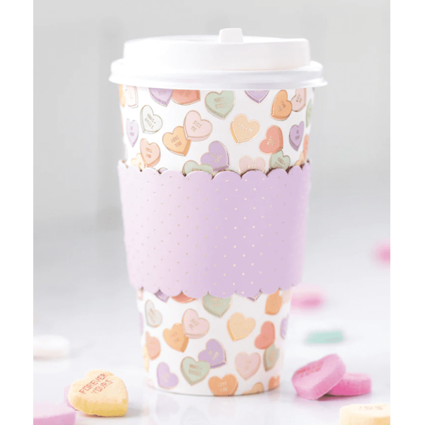 Conversation Hearts To-Go Cups