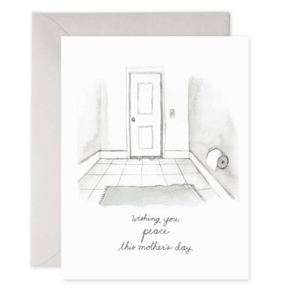 Bathroom Peace Card