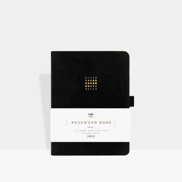 Password Book, Black
