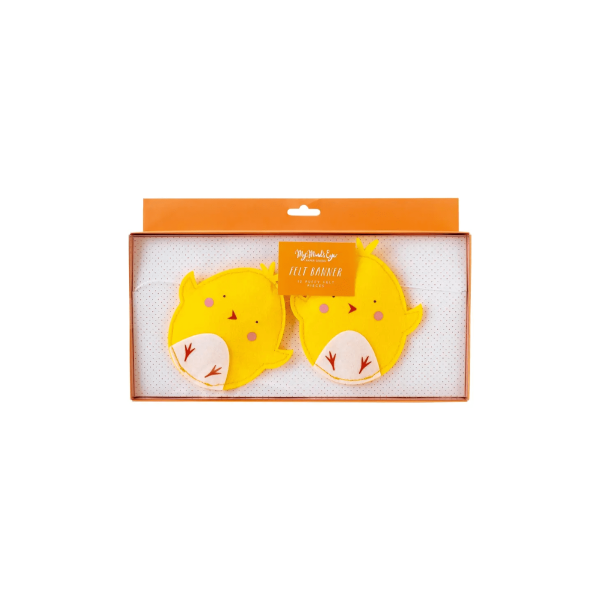 Puffy Felt Chick Banner