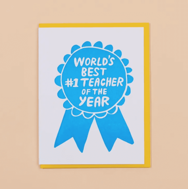 Teacher Appreciation Ribbon Card