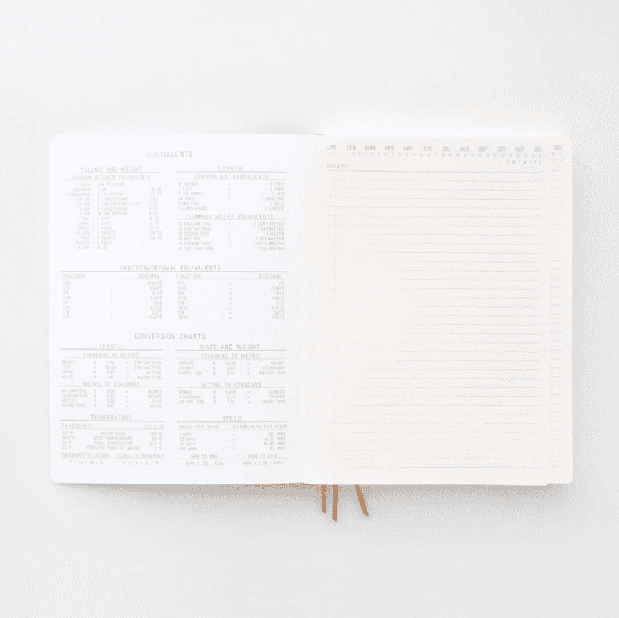 Black Standard Issue Project Planner Typo Market