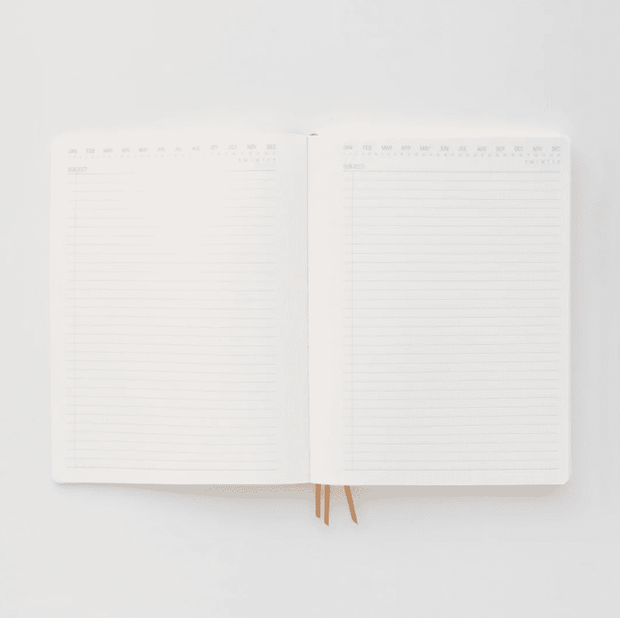 Black Standard Issue Project Planner Typo Market