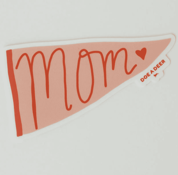 Mom Pennant Sticker