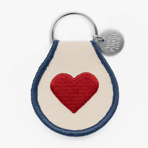 Patch Keychain - Classic Heart