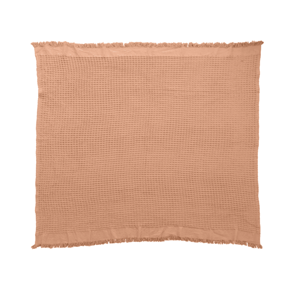 Waffle Weave Throw, Putty