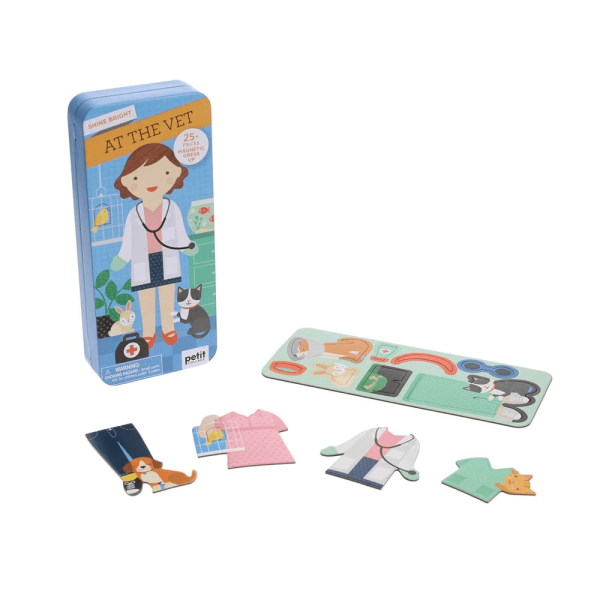 At the Vet Magnetic Play Set