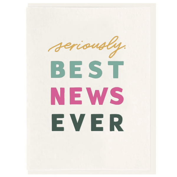 Best News Ever Card Typo Market