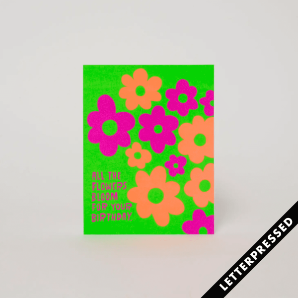 Flower Bloom Birthday