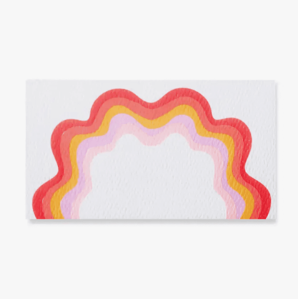 Squiggle Rainbow Mini Notes