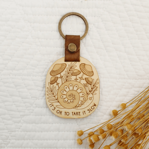 Snail Keychain