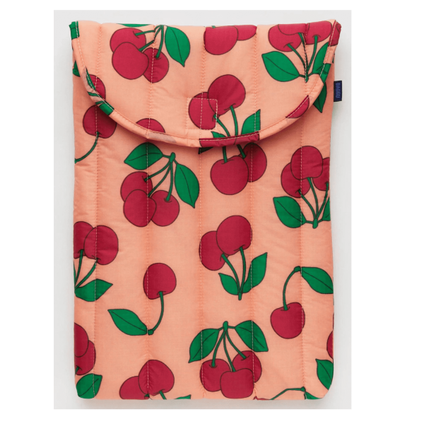 Puffy Laptop Sleeve, Sherbert Cherry 16"