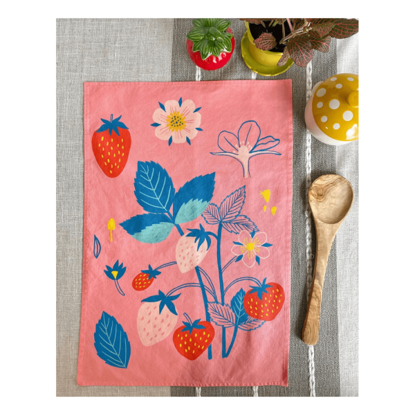 Strawberry Tea Towel